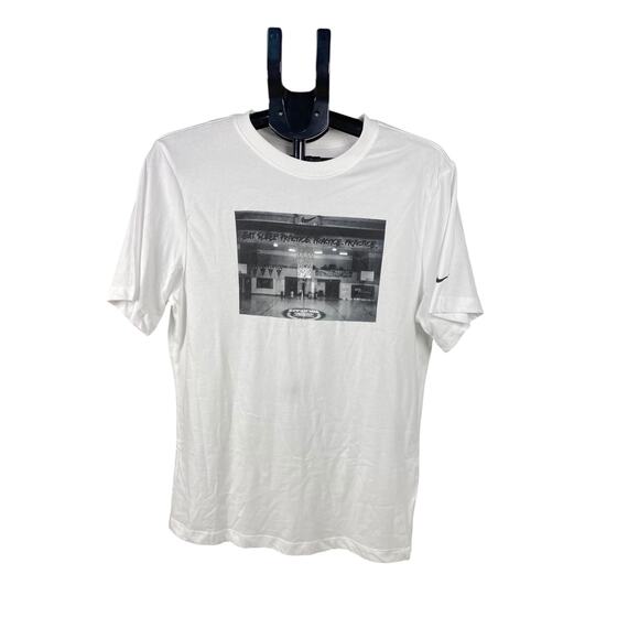 Nike Dri-FIT “Eat Sleep Practice” Basketball Graphic Tee | White | Men’s Medium - Picture 2 of 7